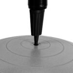 Bola de Ginástica Para Pilates Com Bombar de Ar - Cinza - Imagem 3