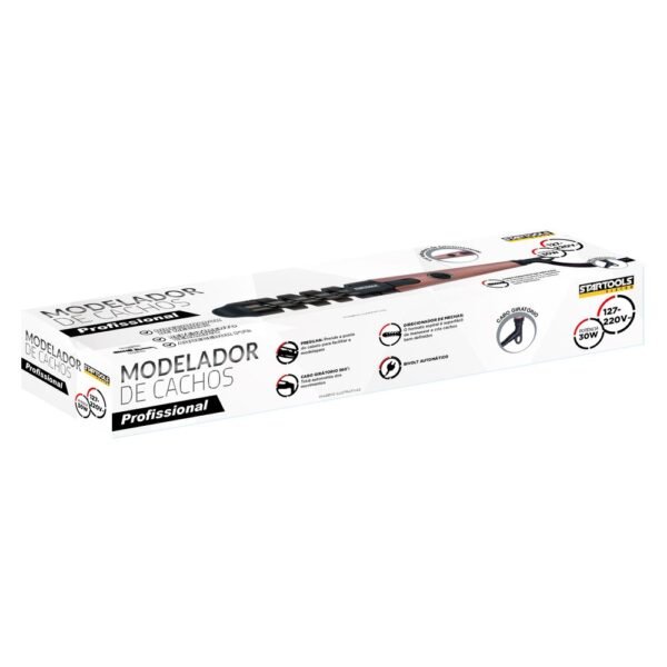 Modelador de Cachos de Cabelo 30W Bivolt - Rosa