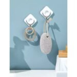 Conjunto 6 Gancho de Parede Metal Losango 2kg - Branca - Imagem 4