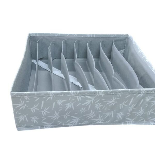 Organizador de Gaveta com 8 Compartimentos - Cinza