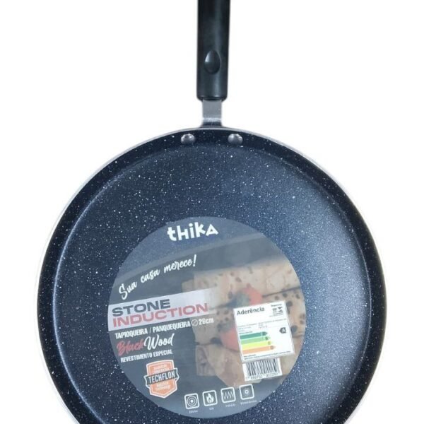 Frigideira Tapioqueira Panquequeira com Indução 26cm - Preta
