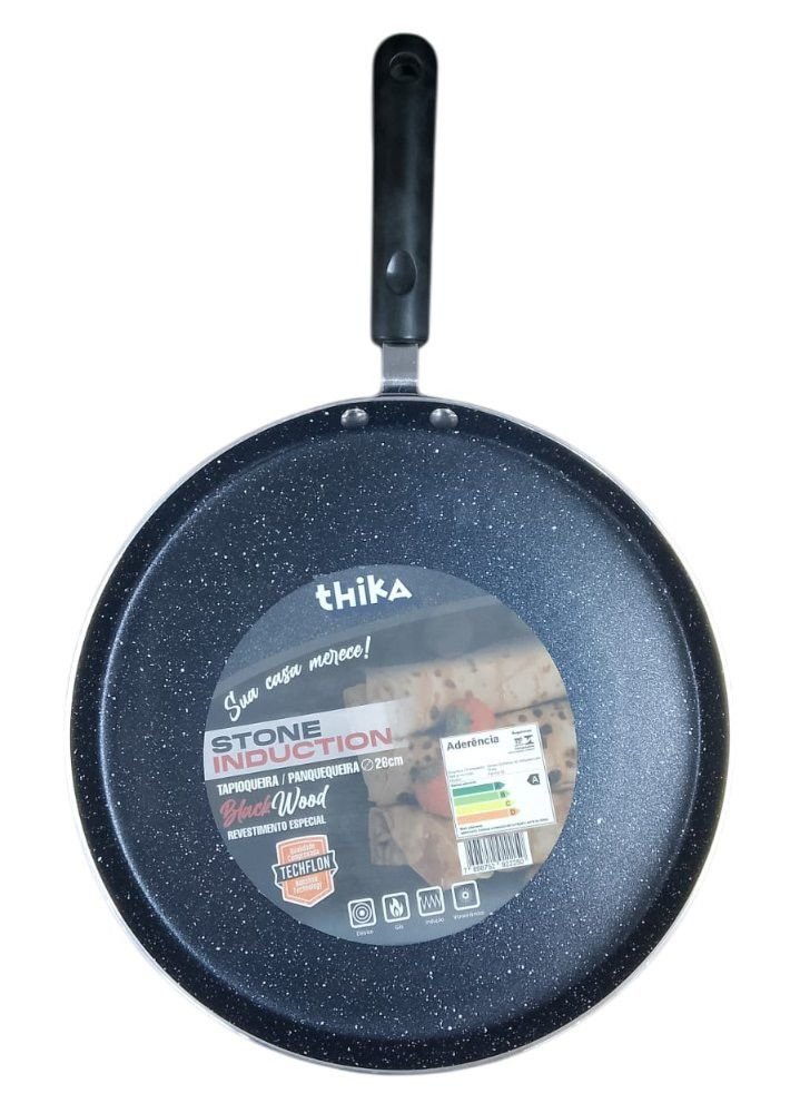 15371329702-kbecbd5n1a-xl.jpg Frigideira Tapioqueira Panquequeira com Indução 26cm - Preta - Imagem 1