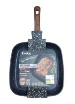 Frigideira Grill com Indução Quadrada 24,4cm - Preta - Imagem 2