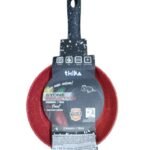 Frigideira em Alumínio Antiaderente Multifuncional 18cm - Vermelha