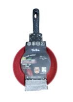 Frigideira em Alumínio Antiaderente Multifuncional 18cm - Vermelha