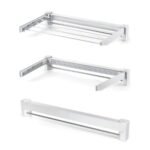 Varal Retrátil Dobrável 5 Varetas - Branca