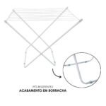 Varal de Chão Portátil - Branco - Imagem 3