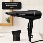 Secador de Cabelo Profissional 1800W 127V - Preta - Imagem 6