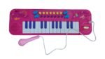 Kit Teclado Musical Infantil com Microfone - Rosa - Imagem 2