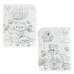 Livro para Colorir Infantil com Caixa de Giz de Cera 6 Unidades - Sortido - Imagem 3