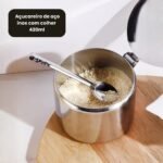Açucareiro de aço inox com colher 420ml - Imagem 2