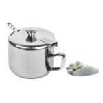 Açucareiro de aço inox com colher 420ml - Imagem 4