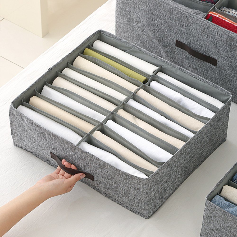 15396030172-l0ygdktjeo-xl.jpg Organizador Multiuso 16 Divisórias - Cinza - Imagem 1