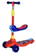 Patinete Infantil com Assento 2 em 1 - Azul