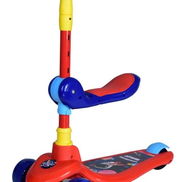 Patinete Infantil com Assento 2 em 1 - Azul