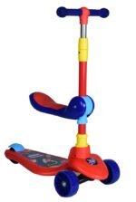 Patinete Infantil com Assento 2 em 1 - Azul - Imagem 5