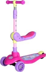 Patinete Infantil com Assento 2 em 1 - Rosa - Imagem 2