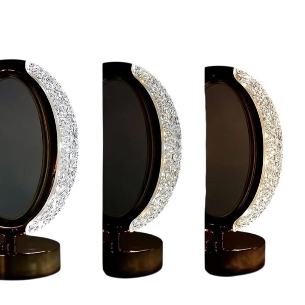 Luminária Oval LED de Mesa com USB