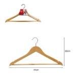 Jogo 3 Unidades Cabide De Madeira - Imagem 4