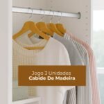 Jogo 3 Unidades Cabide De Madeira - Imagem 6