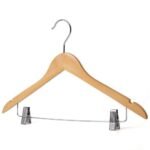 Cabide de Madeira com Presilhas - Verniz - Imagem 2