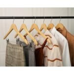 Cabide de Madeira com Presilhas - Verniz - Imagem 11