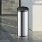 Lixeira Automática Redonda em Aço 40 Litros com Sensor - Inox - Imagem 5