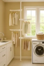 Cabideiro Vertical com 4 Braços Multiuso - Branco - Imagem 5