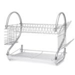 Escorredor de Louças com Porta Copos e Talheres de Metal - Imagem 2