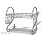 Escorredor de Louças com Porta Copos e Talheres de Metal - Imagem 3