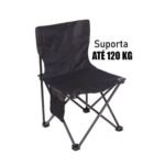 Cadeira Camping Dobrável com Bolso Sortido - Imagem 3