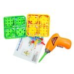 Kit Ferramenta Infantil Parafusadeira De Brinquedo De Montar - Imagem 4