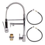 Torneira de Mesa com Ducha Extensível Para Cozinha 51,5cm - Inox - Imagem 3