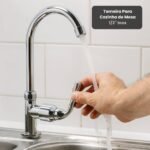 Torneira Para Cozinha de Mesa 1/2'' - Inox - Imagem 4