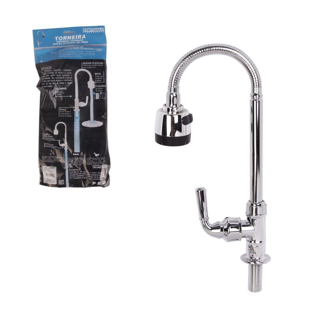 15397802144-a25dn0u11c4-xl.jpg Torneira Gourmet Flexível de Mesa com Ducha 1/2'' - Inox - Imagem 1
