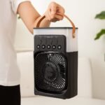 Climatizador e Ventilador Portátil LED Bivolt 10W - Preta - Imagem 5