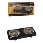 Fogareiro Elétrico Portátil 2 Bocas 220V - Preta - Imagem 5