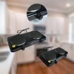 Fogareiro Elétrico Indução 2 Boca 220V - Preta - Imagem 2