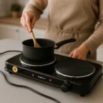 Fogareiro Elétrico Indução 2 Boca 220V - Preta - Imagem 4