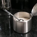 Açucareiro de aço inox com colher - 220ml - Imagem 3