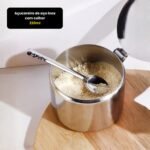 Açucareiro de aço inox com colher - 220ml - Imagem 4
