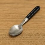 Kit 6 Colher de Sobremesa Inox Linha Gramado - Preta - Imagem 2