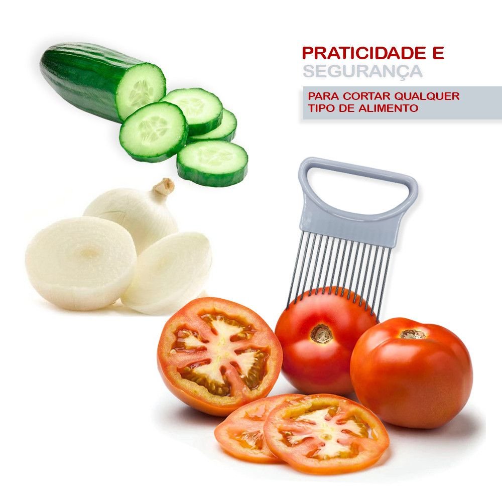 15397826406-7wt7wy85m98-xl.jpg Garfo Apoiador Fatiar Alimentos Prático Cortar Legume Frutas - Imagem 1
