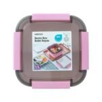 Kit Saladeira com 2 Níveis e Talher 1,1 Litro - Rosa - Imagem 3