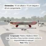Mini Skate Estampado - Sortido