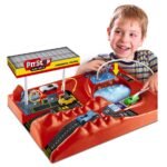 Pista Pit Stop Com 2 Carrinhos Miniatura