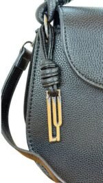 Bolsa Feminina Transversal com Alça em Corda - Preta - Imagem 14