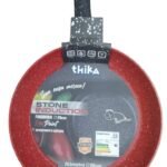 Frigideira em Alumínio Antiaderente Multifuncional 26cm - Vermelha