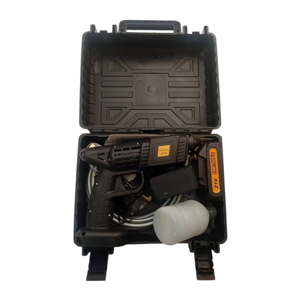 15398209851-28jgrfa9969-xl.jpg Lavadora de Alta Pressão Recarregável 21V - Preta - Imagem 1