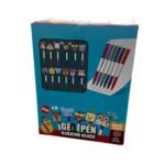 Kit 12 unidades Caneta Blocos coloridos para encaixe - Sortido - Imagem 2